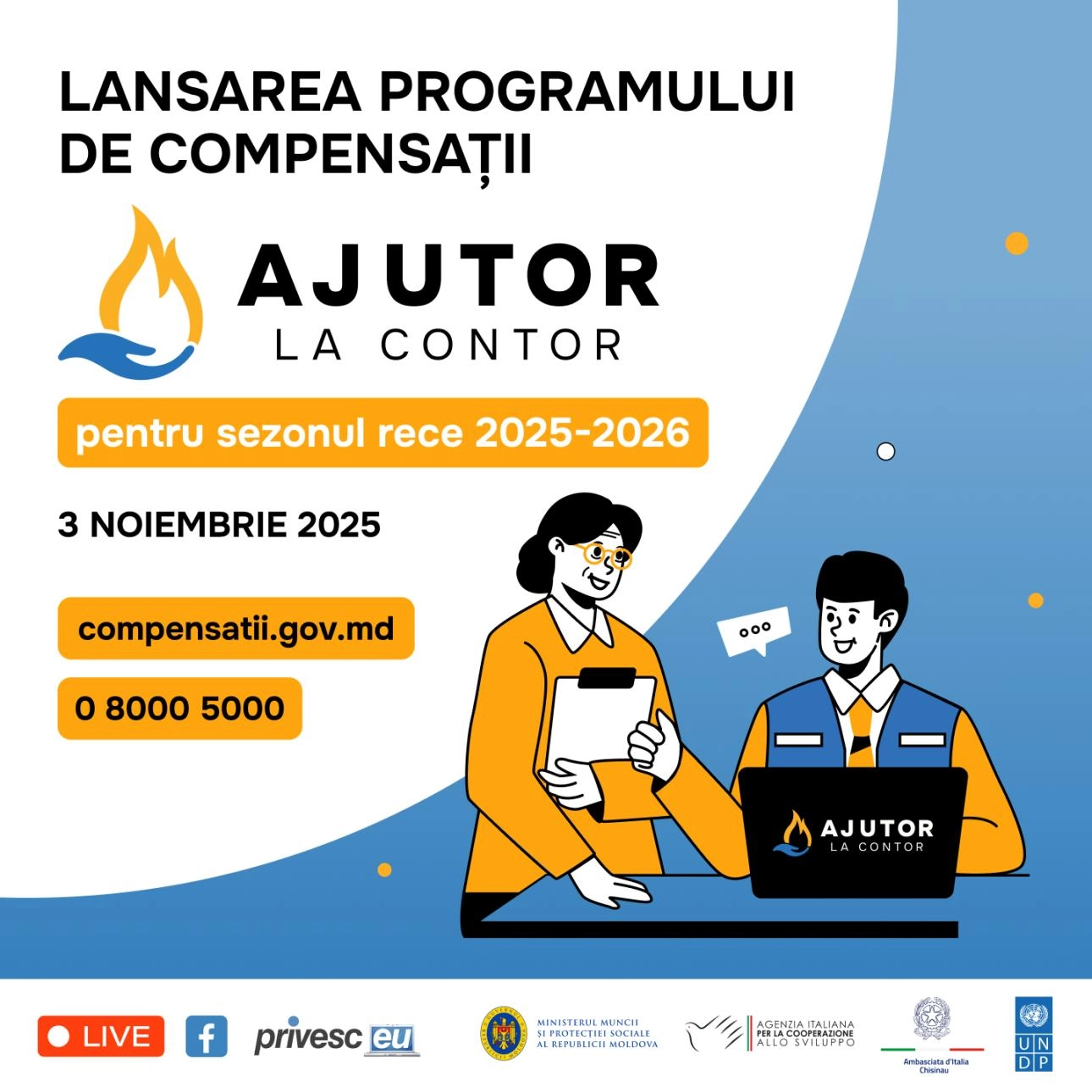 Guvernul anunță înregistrarea pentru compensațiile la energie în sezonul rece