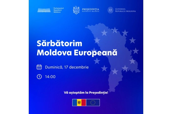 Șefa statului invită cetățenii la Președinție să sărbătorească Moldova Europeană