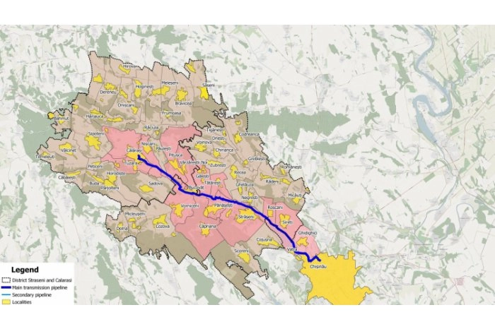Trei companii sunt interesate de construcția magistralei de apă Chișinău-Strășeni-Călărași