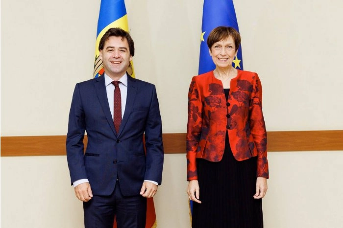 Vicepremierul Nicu Popescu s-a întâlnit cu noua ambasadoare a Germaniei