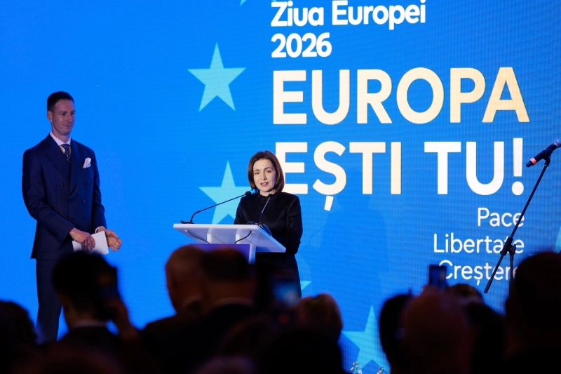 Mesajul Președintei Maia Sandu la recepția organizată cu ocazia Zilei Europei