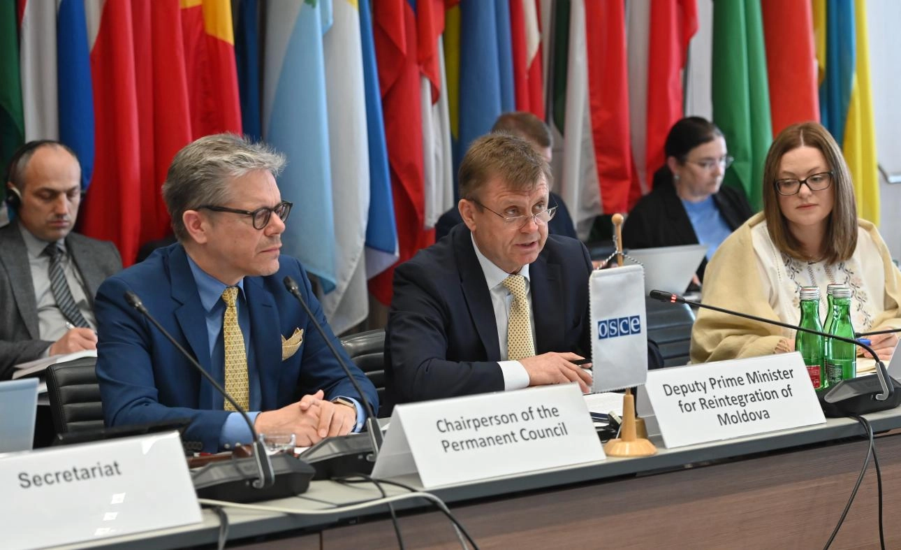 Participarea viceprim-ministrului pentru reintegrare la reuniunea Consiliului permanent al OSCE