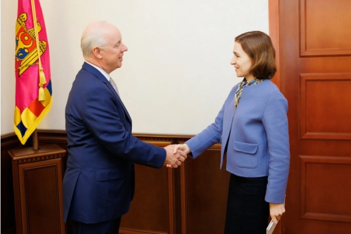 Cooperarea moldo-americană a fost discutată de președintele Maia Sandu și Ambasadorul SUA, Kent Logsdon