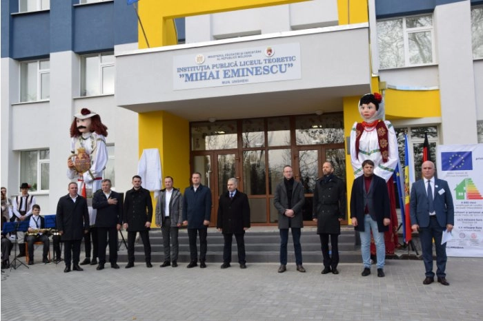 Două proiecte susţinute de UE au fost inaugurate la Ungheni