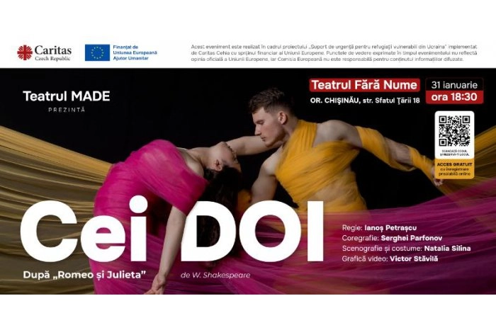 În Moldova va fi organizat un turneu de teatru pentru incluziunea socială a refugiaților ucraineni