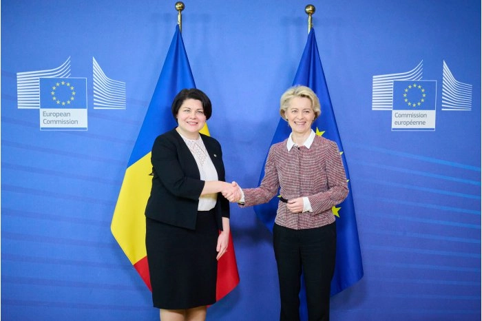 Prim-ministrul Natalia Gavrilița s-a întâlnit cu președintele Comisiei Europene, Ursula von der Leyen