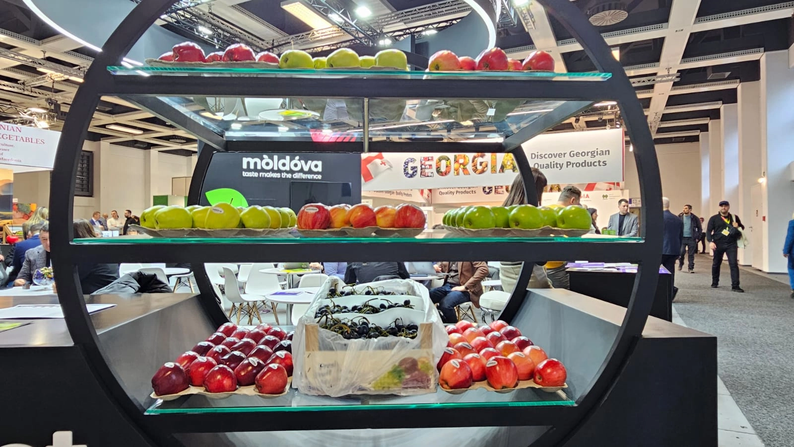 Republica Moldova participă cu cea mai numeroasă prezență la expoziția internaţională Fruit Logistica
