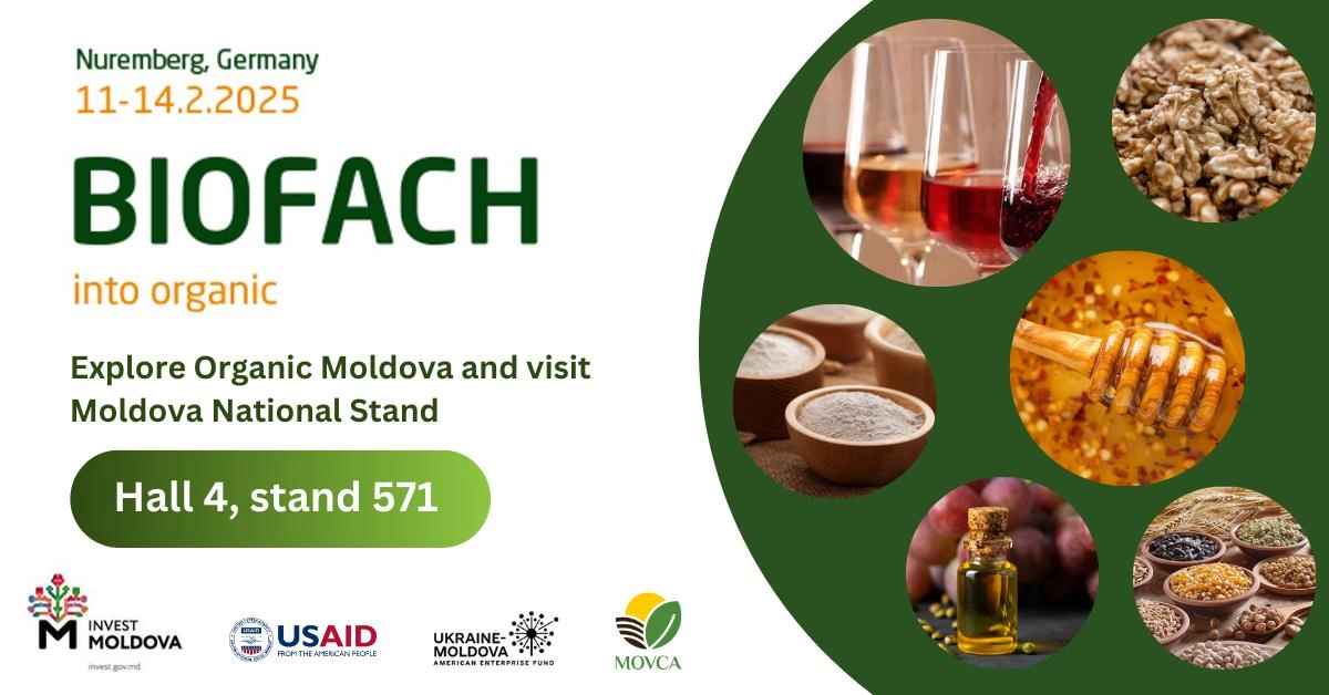 R. Moldova participă cu un număr record de companii la cea mai importantă expoziție internațională dedicată agriculturii ecologice
