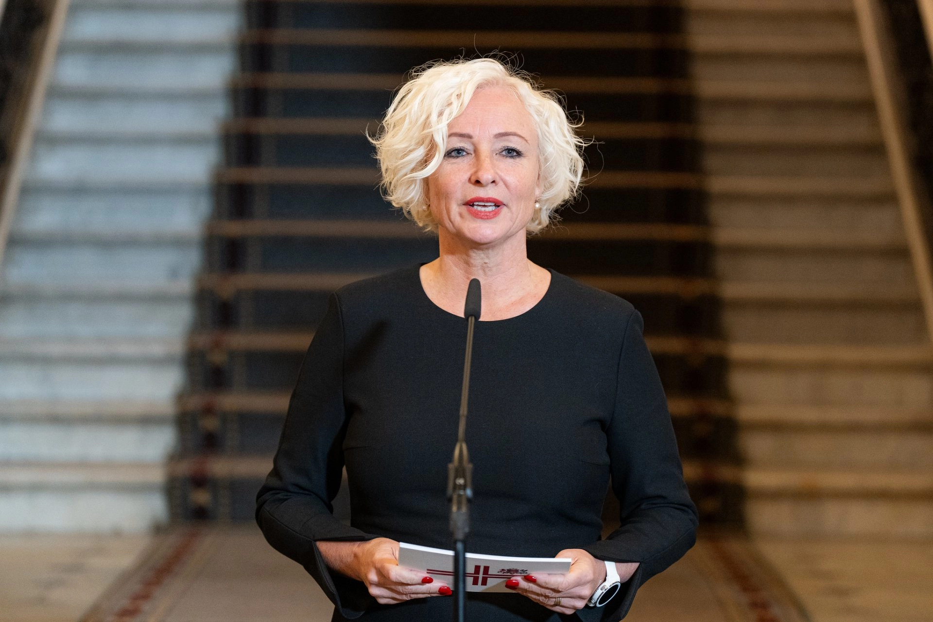 Președinta Parlamentului Letoniei, Daiga Mieriņa, vine la Chișinău