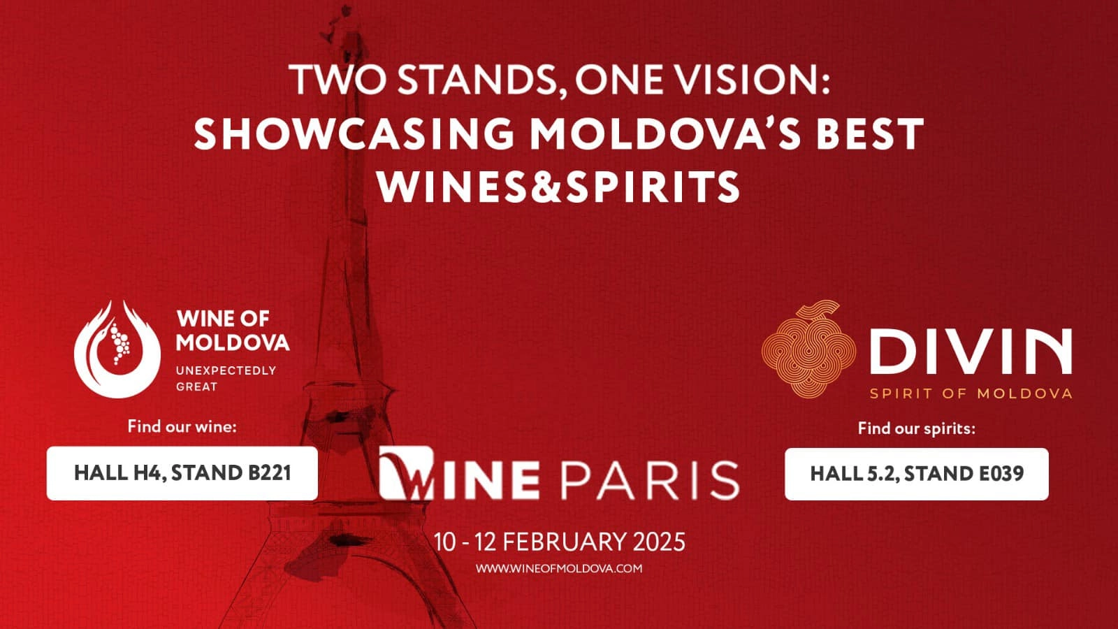 Republica Moldova, reprezentată la Wine Paris 2025 cu vinuri și băuturi spirtoase