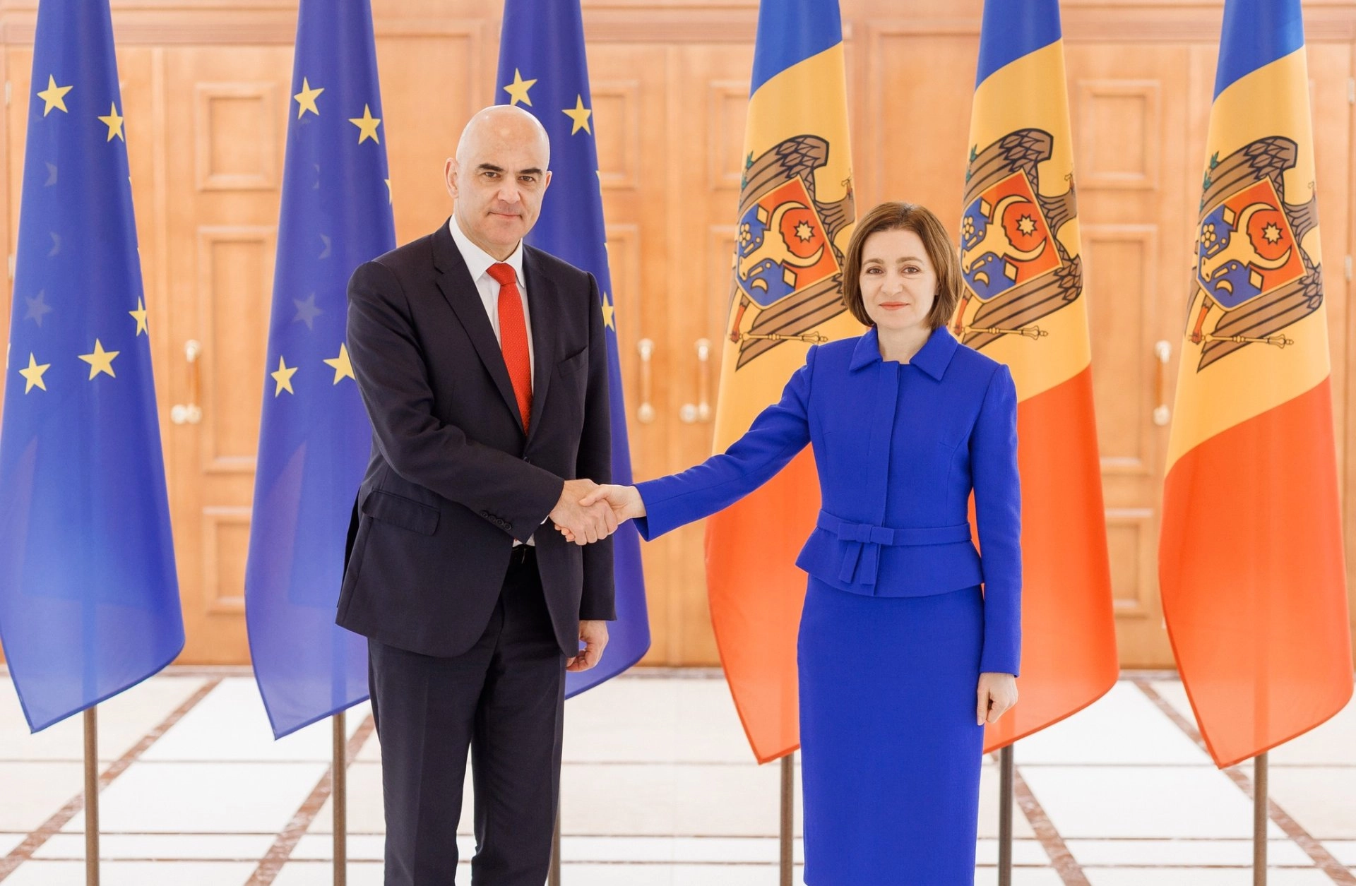 Maia Sandu, după întrevederea cu Alain Berset: R. Moldova va prelua Președinția Comitetului de Miniștri al Consiliului Europei