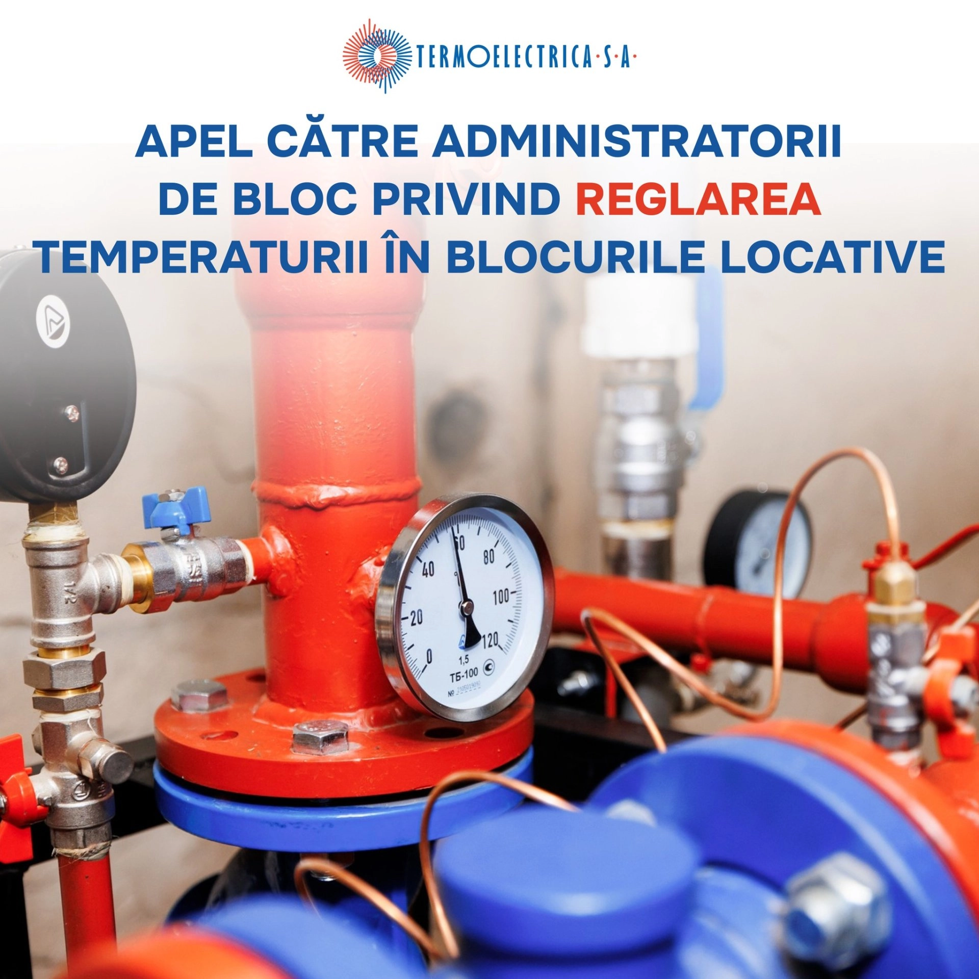 Gestionarii fondului locativ sunt îndemnați să regleze temperatura în blocuri, în contextul încălzirii vremii