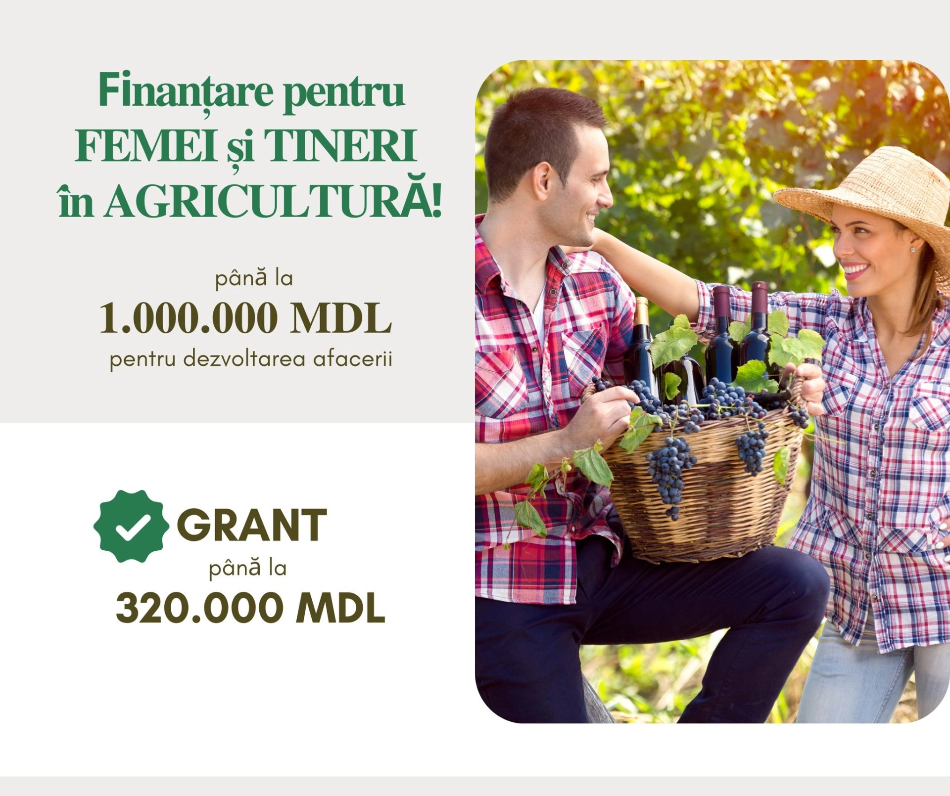 Fondul Internațional pentru Dezvoltarea Agriculturii susţine femeile și tinerii care vor să înceapă o afacere agricolă