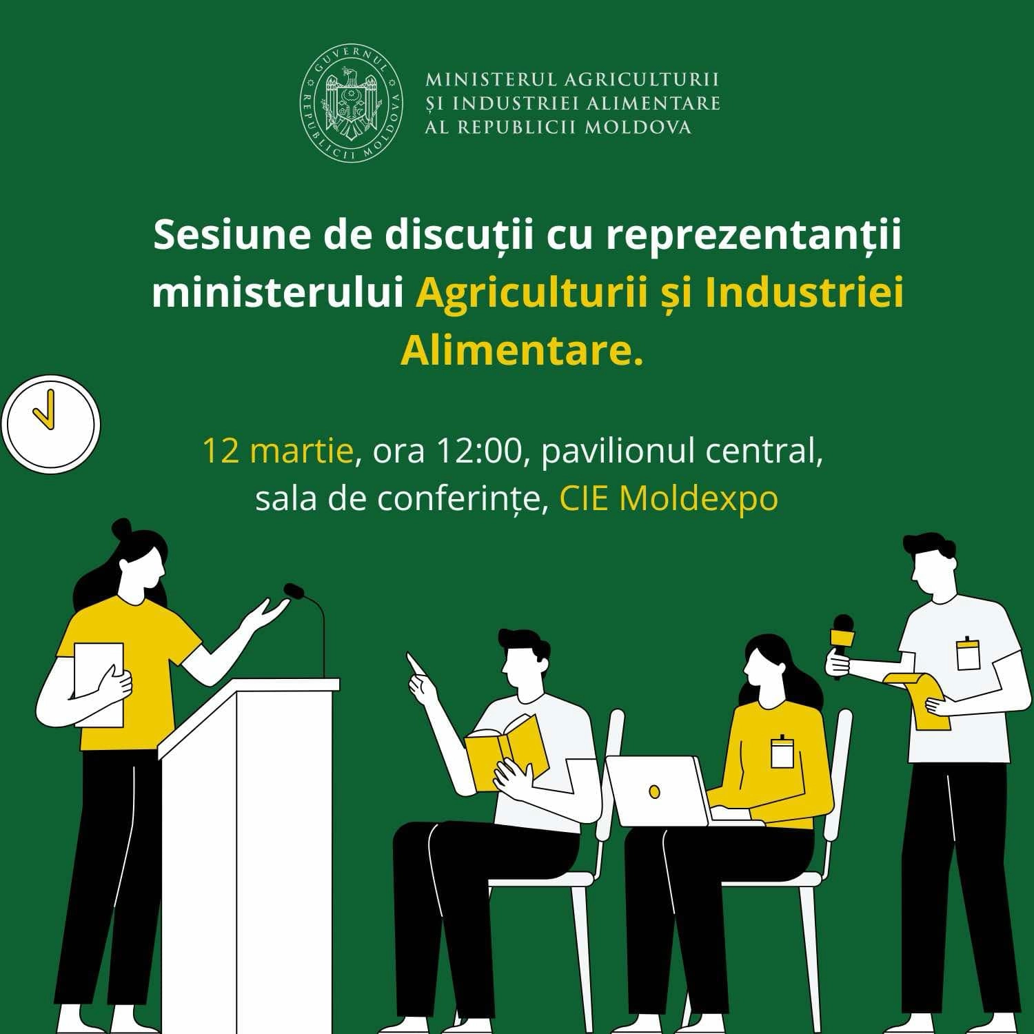 AGENDA MOLDAGROTEH: Agricultorii, invitați la o sesiune de discuții cu reprezentanții ministerului de resort