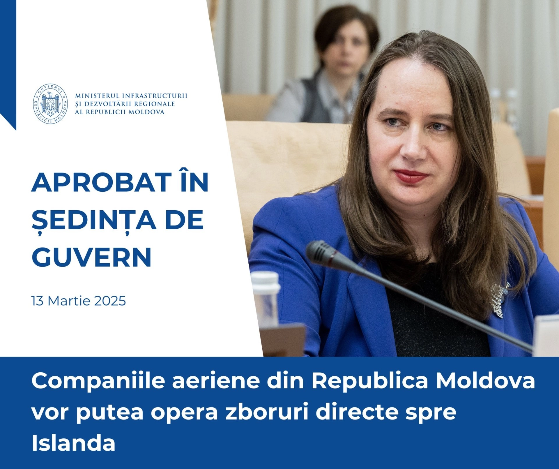 Companiile aeriene din Republica Moldova vor putea opera zboruri directe spre Islanda