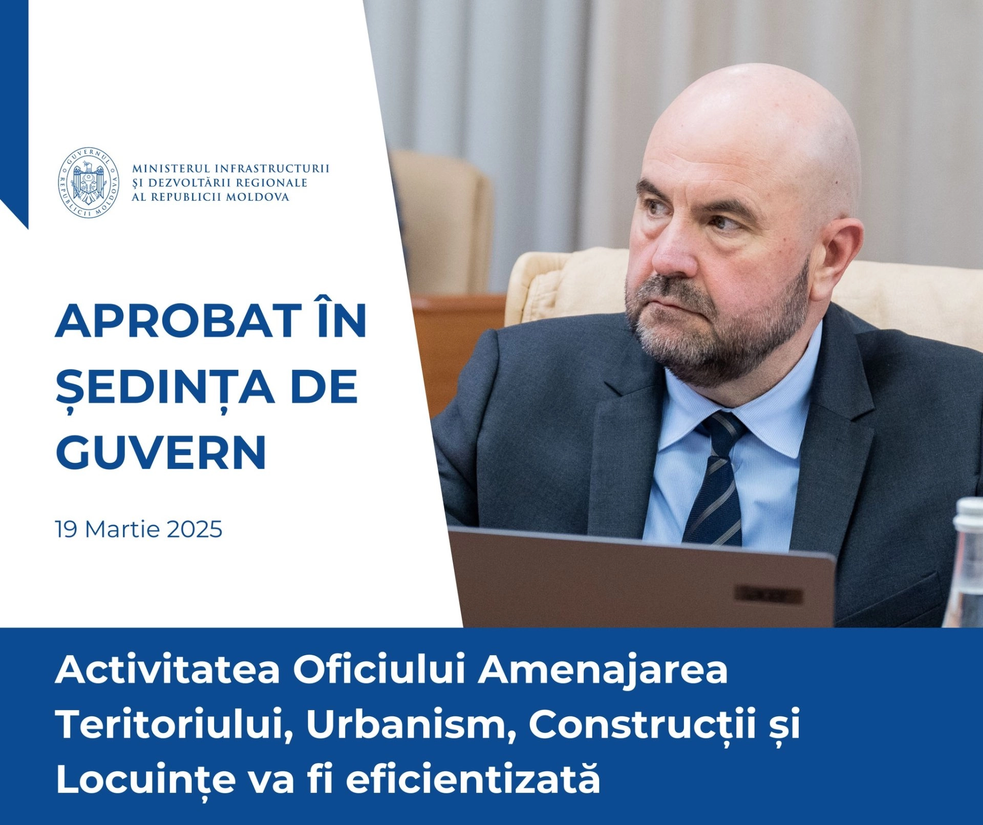 Activitatea Oficiului Amenajarea Teritoriului, Urbanism, Construcții și Locuințe va fi eficientizată