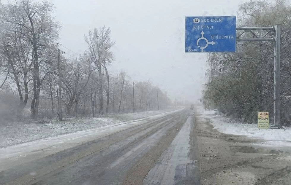 ASD: Se circulă în condiții de iarnă în nordul Republicii Moldova