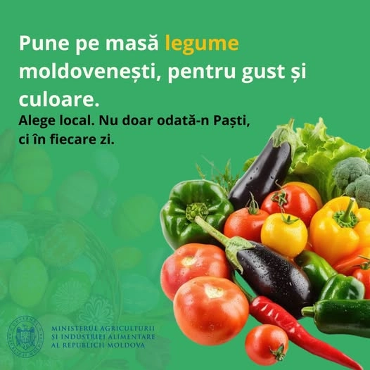 Cetățenii sunt îndemnați să opteze pentru produse autohtone în contextul Sărbătorilor Pascale