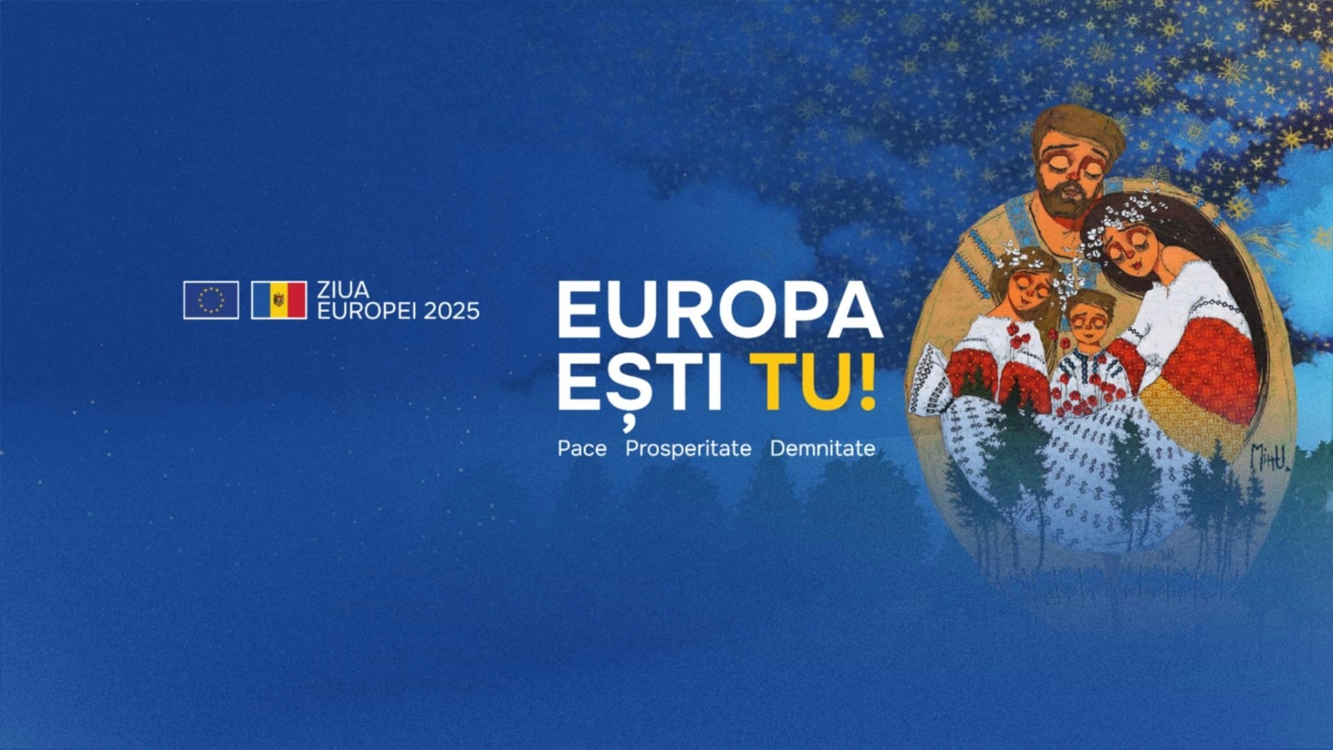 Cetățenii pot participa pe 9 mai la discuții cu miniștri și diverse activități organizate în PMAN cu ocazia Zilei Europei