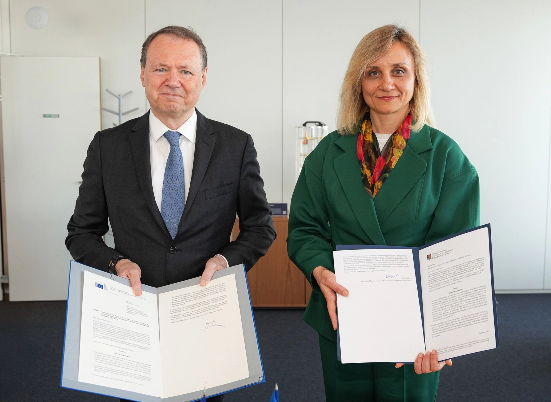 Acord esențial pentru securitatea cibernetică a R. Moldova, semnat la Bruxelles