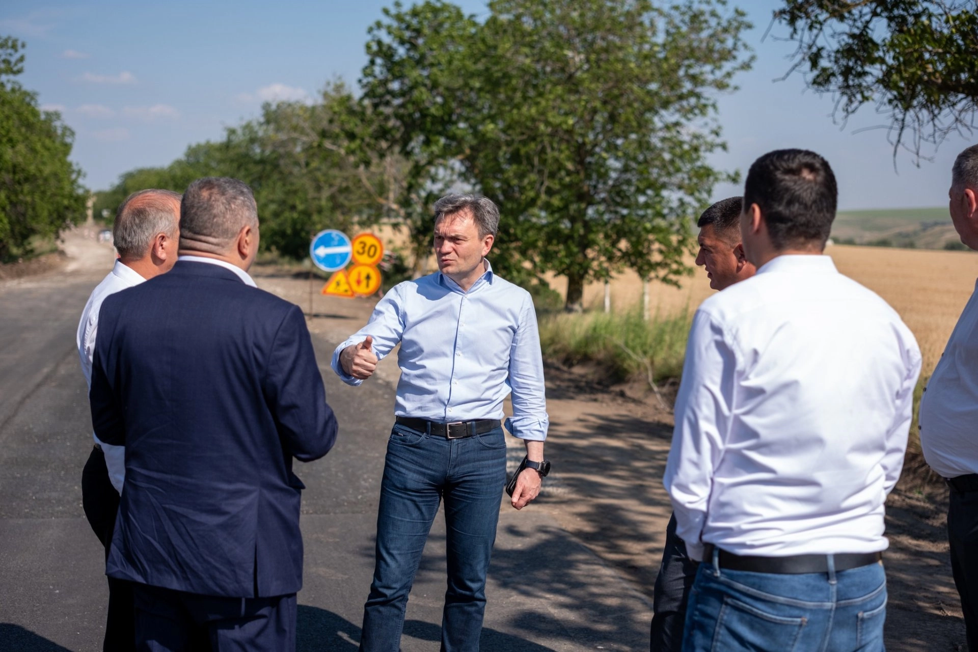 Premierul Dorin Recean, la Colibași, Cahul: „Trebuie să menținem direcția europeană ca să putem continua dezvoltarea satelor și orașelor noastre”