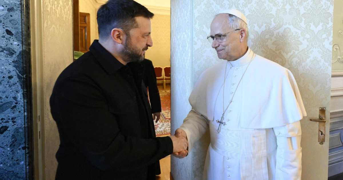 Volodimir Zelenski a fost primit de Papa Leon al XIV-lea în ajunul conferinței de la Roma pentru Ucraina