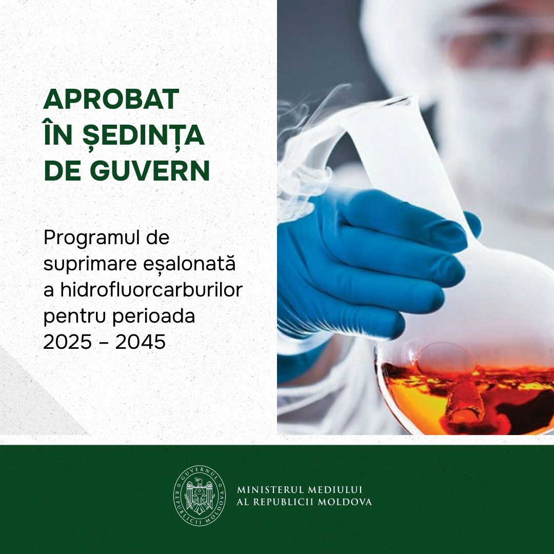 R. Moldova își propune să reducă drastic utilizarea substanțelor care contribuie la încălzirea globală