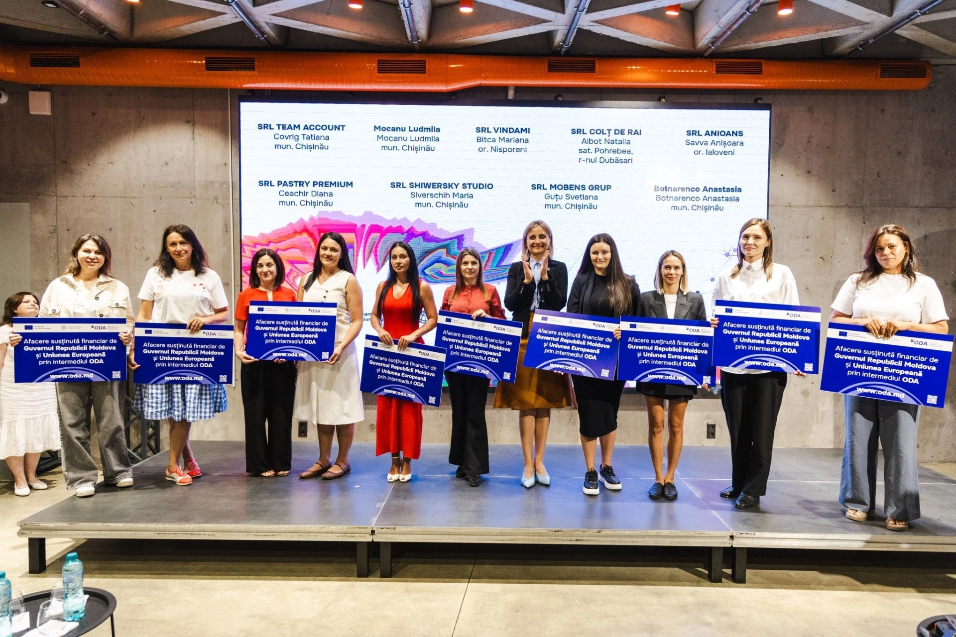 66 de antreprenori au primit granturi în valoare de 24,7 milioane de lei, cu sprijinul Uniunii Europene