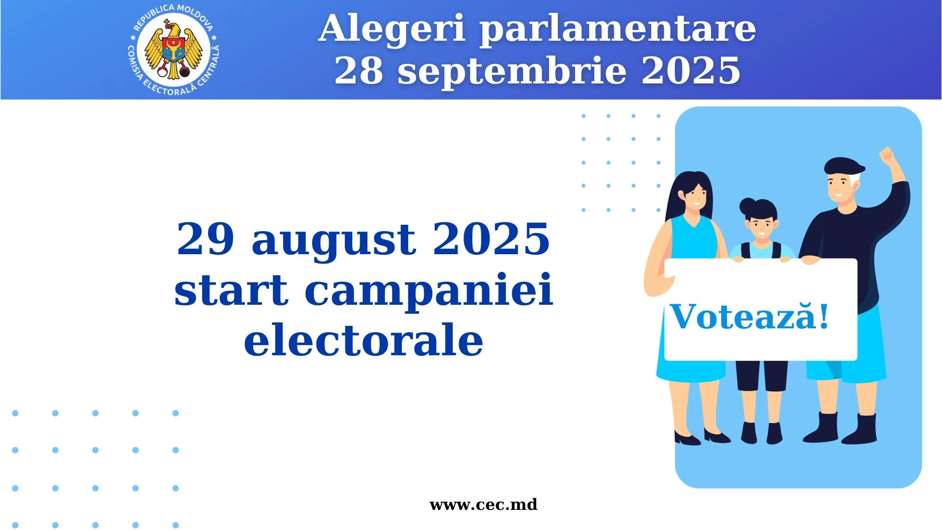 A început campania electorală pentru alegerile parlamentare din 28 septembrie