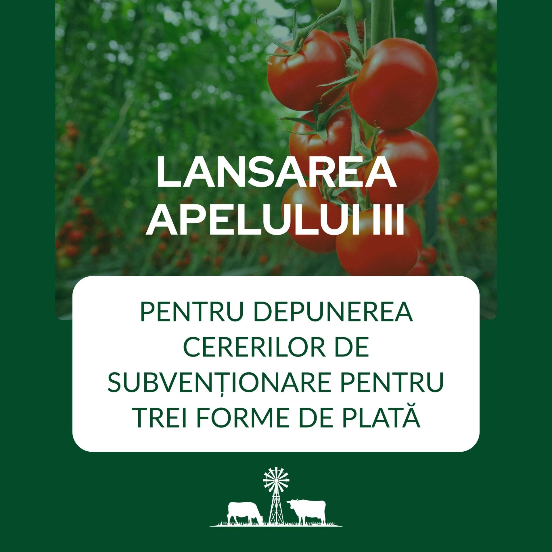 Agricultorii vor avea acces la noi forme de sprijin financiar din 1 octombrie
