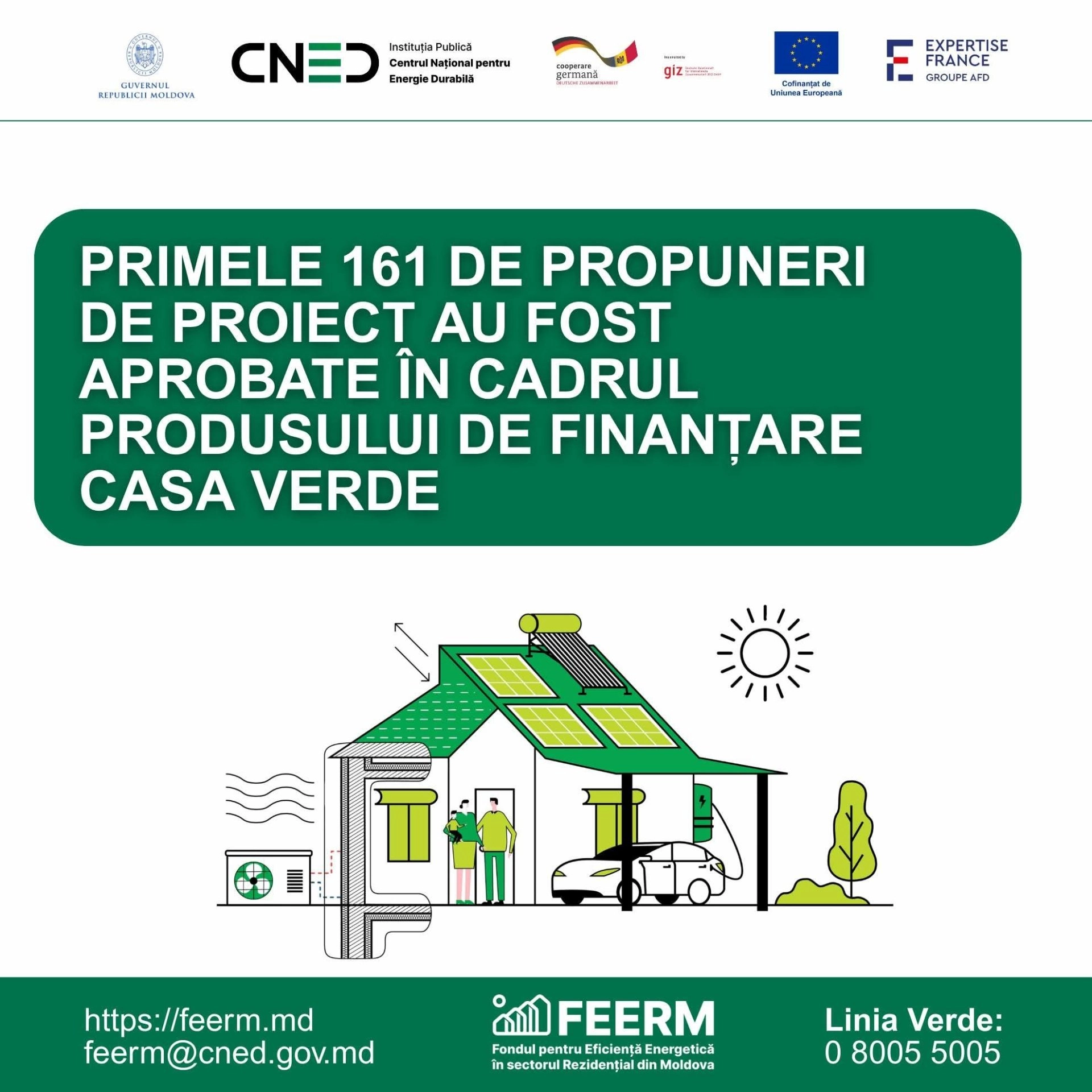 Programul „Casa Verde” // Peste 160 de propuneri de proiect au fost aprobate, în doar două luni de la lansare