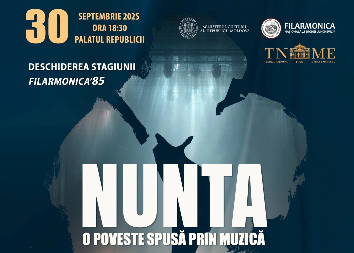 Filarmonica Națională își deschide stagiunea aniversară cu un concert dedicat nunții