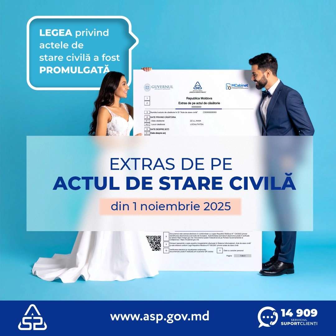 Modificări la Legea privind actele de stare civilă: cetățenii pot solicita online servicii precum înregistrarea nașterii sau a căsătoriei