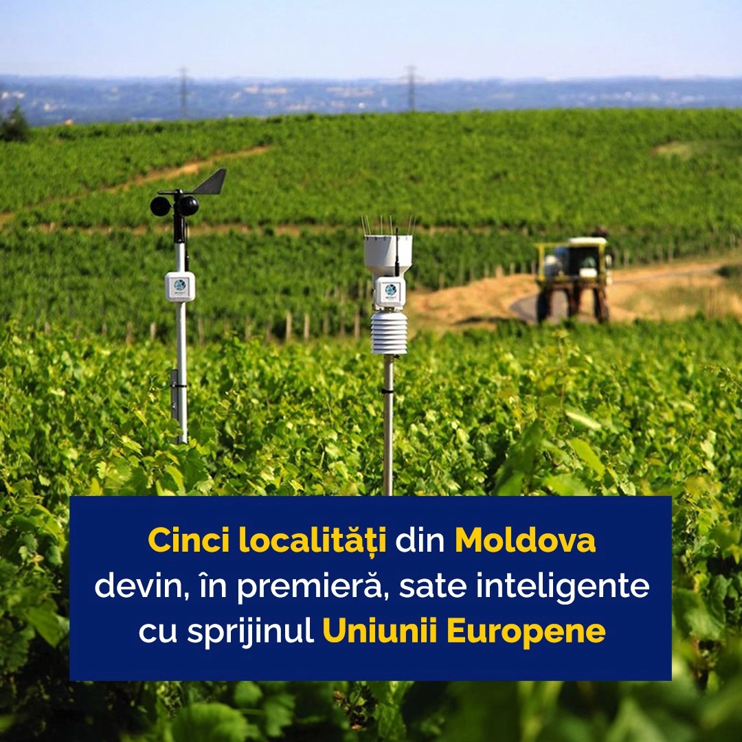 Cinci localități din R. Moldova devin primele sate inteligente, cu investiții europene de peste 21 milioane de lei