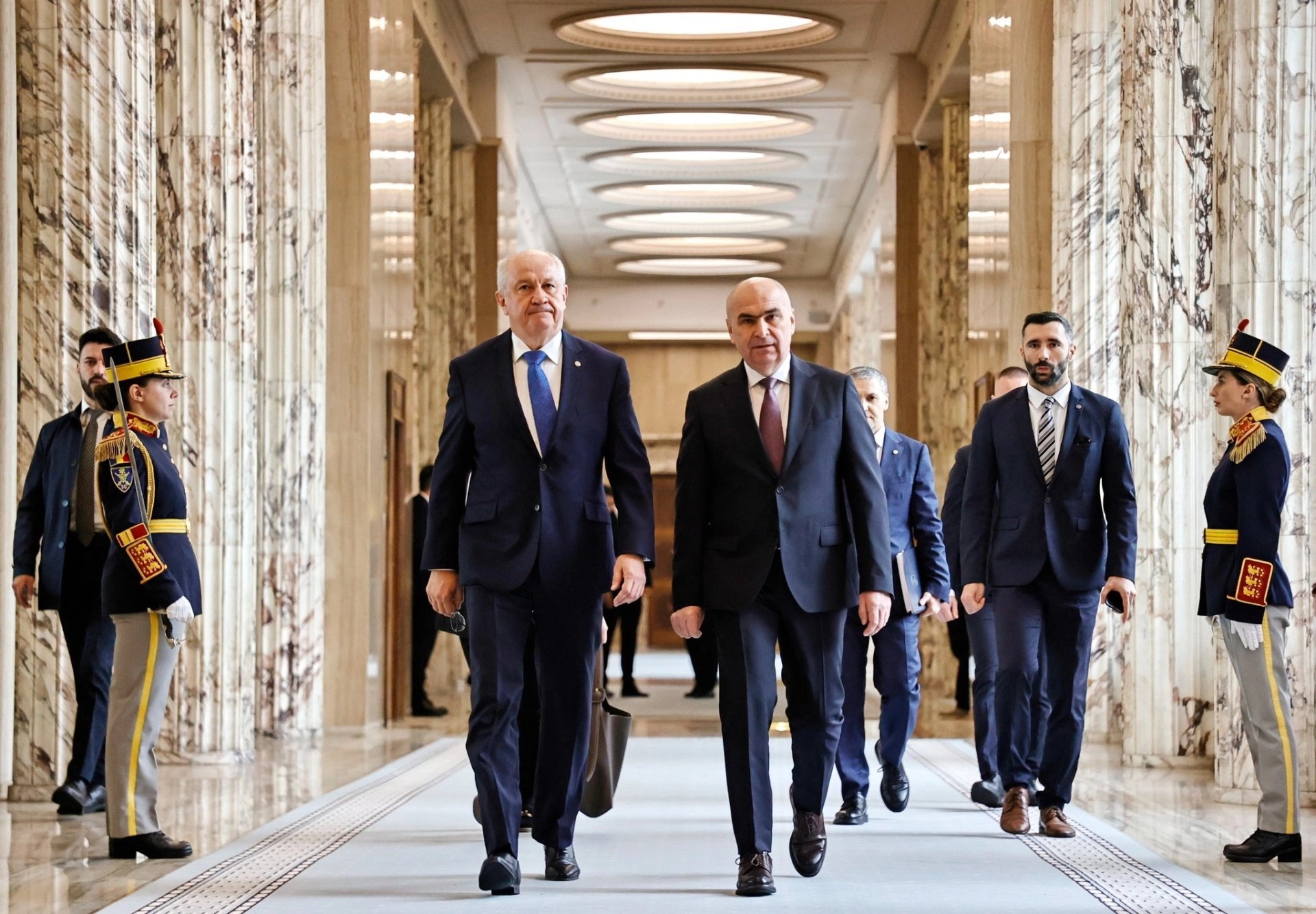 Declarațiile de presă ale Prim-ministrului Republicii Moldova, Alexandru Munteanu, după întrevederea cu Prim-ministrul României, Ilie Bolojan