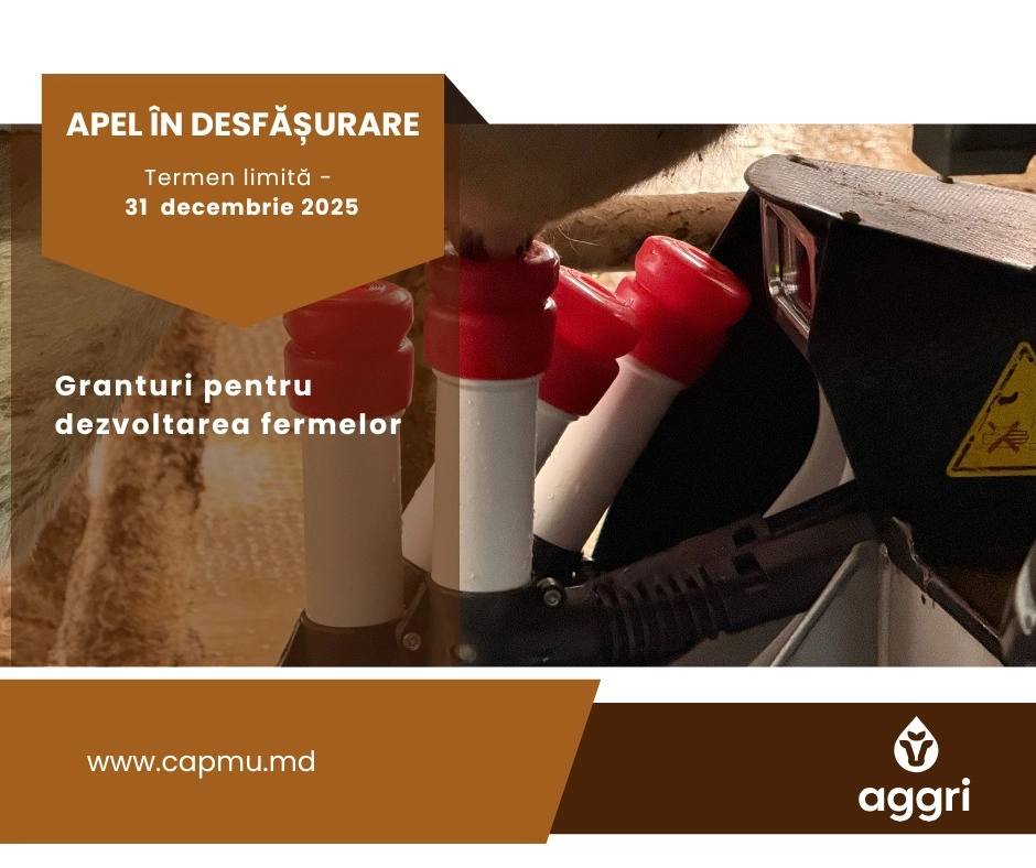 Fermierii din zootehnie pot accesa granturi pentru modernizare prin programul AGGRI