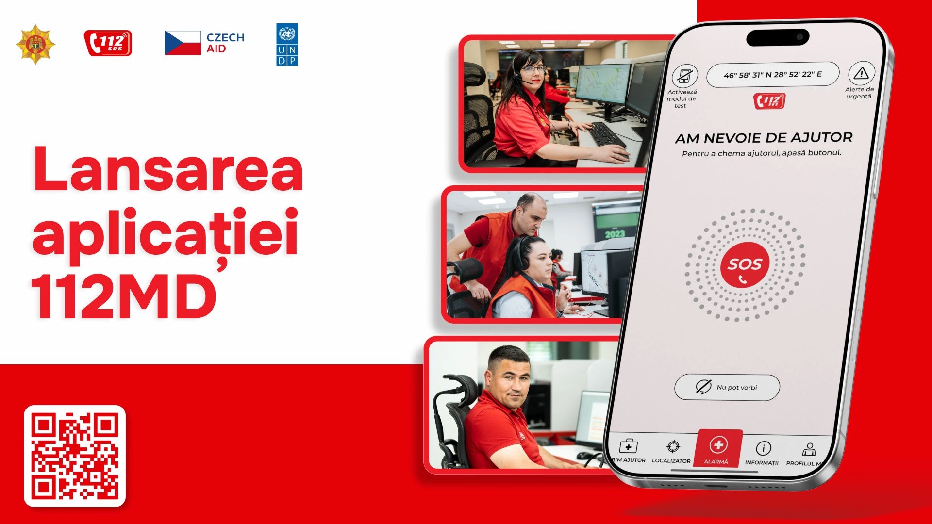 Republica Moldova lansează aplicația 112MD pentru servicii de urgență mai rapide și sigure
