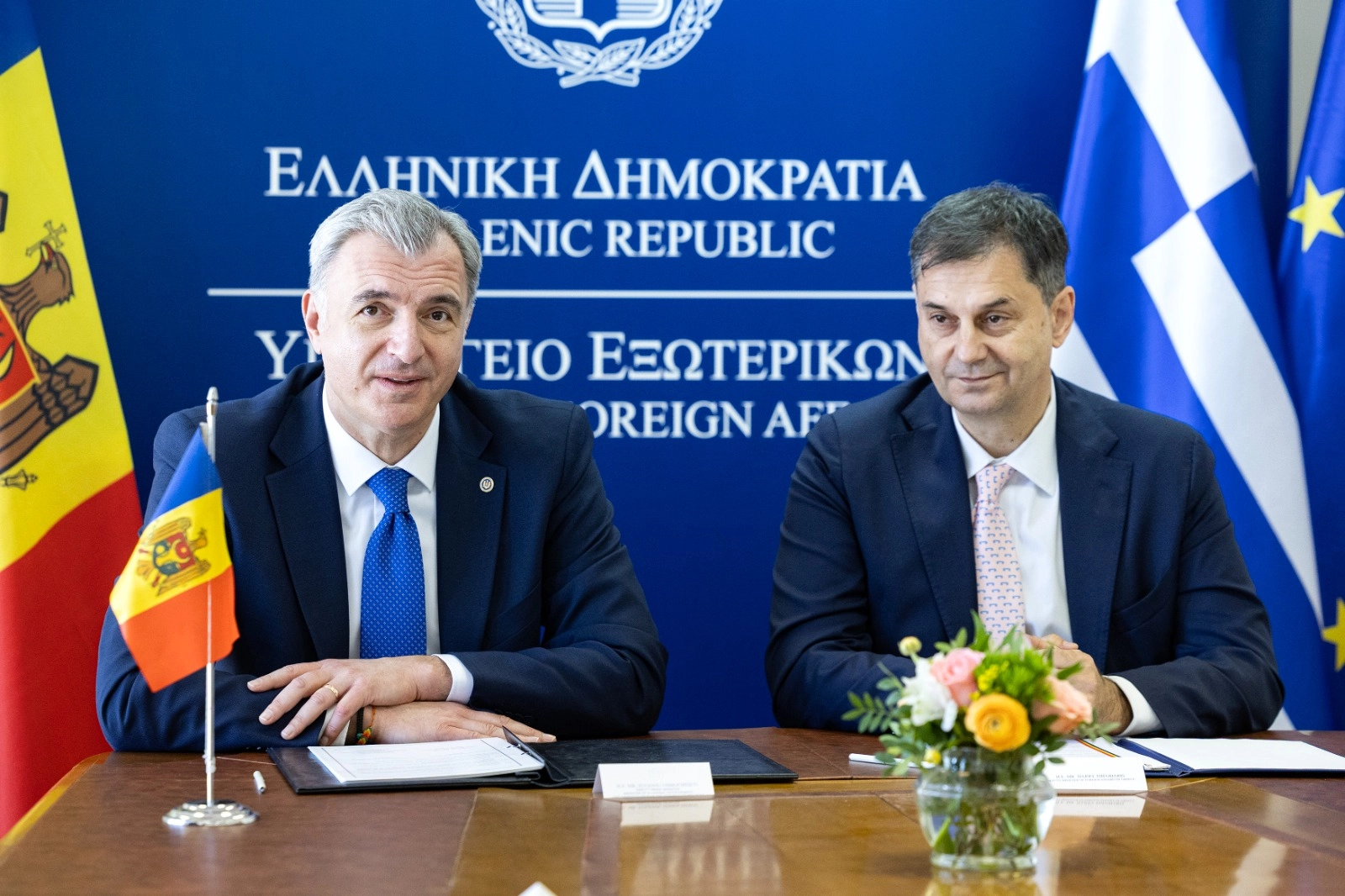 Republica Moldova va beneficia de suportul Greciei în valorificarea asistenței externe și avansarea parcursului european
