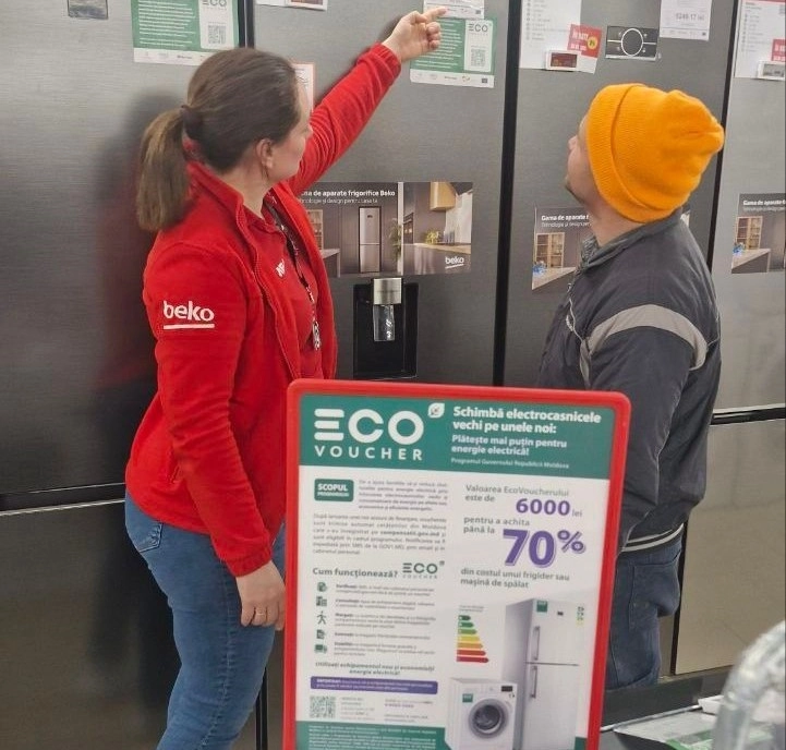 Circa 500 de familii au procurat electrocasnice moderne în noua ediție a Programului EcoVoucher