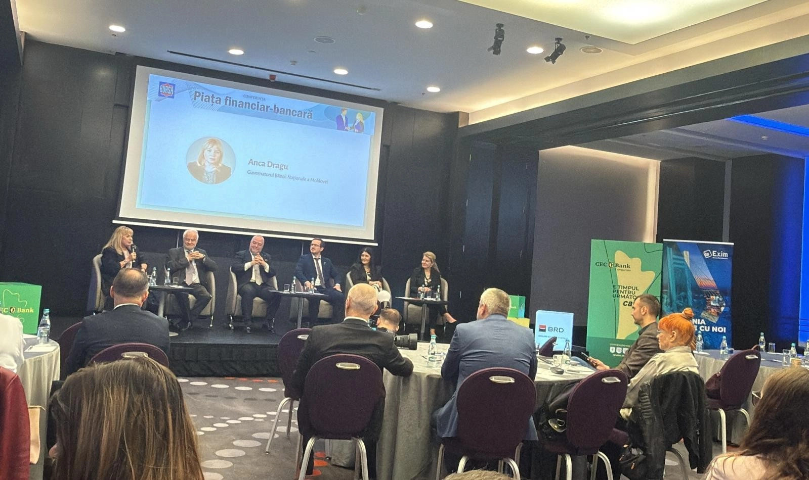 Guvernatoarea Anca Dragu a prezentat la București strategia Băncii Naționale a Moldovei privind inteligența artificială
