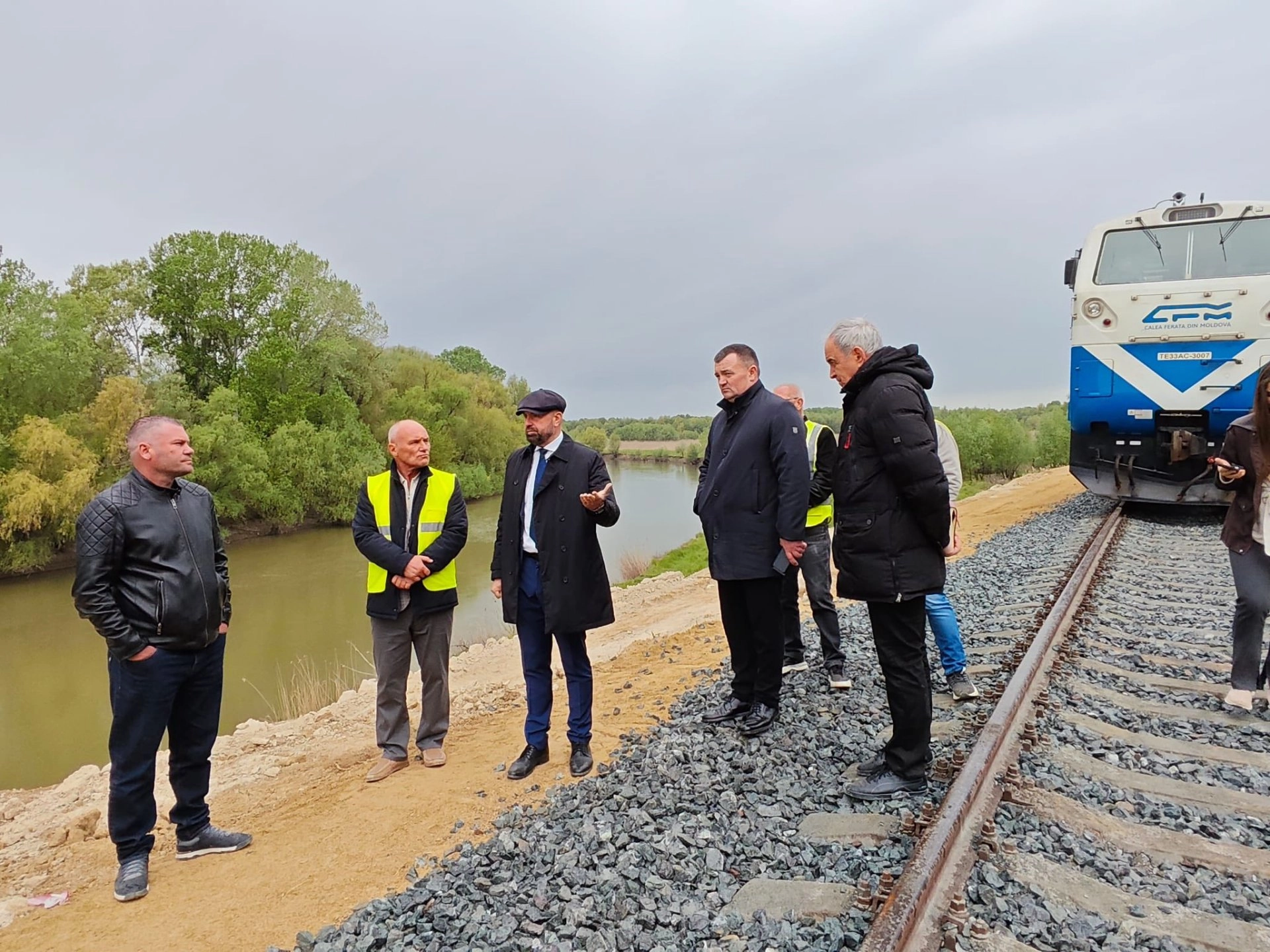  Calea Ferată din Moldova restabilește conexiunea directă către Portul Internațional Giurgiulești