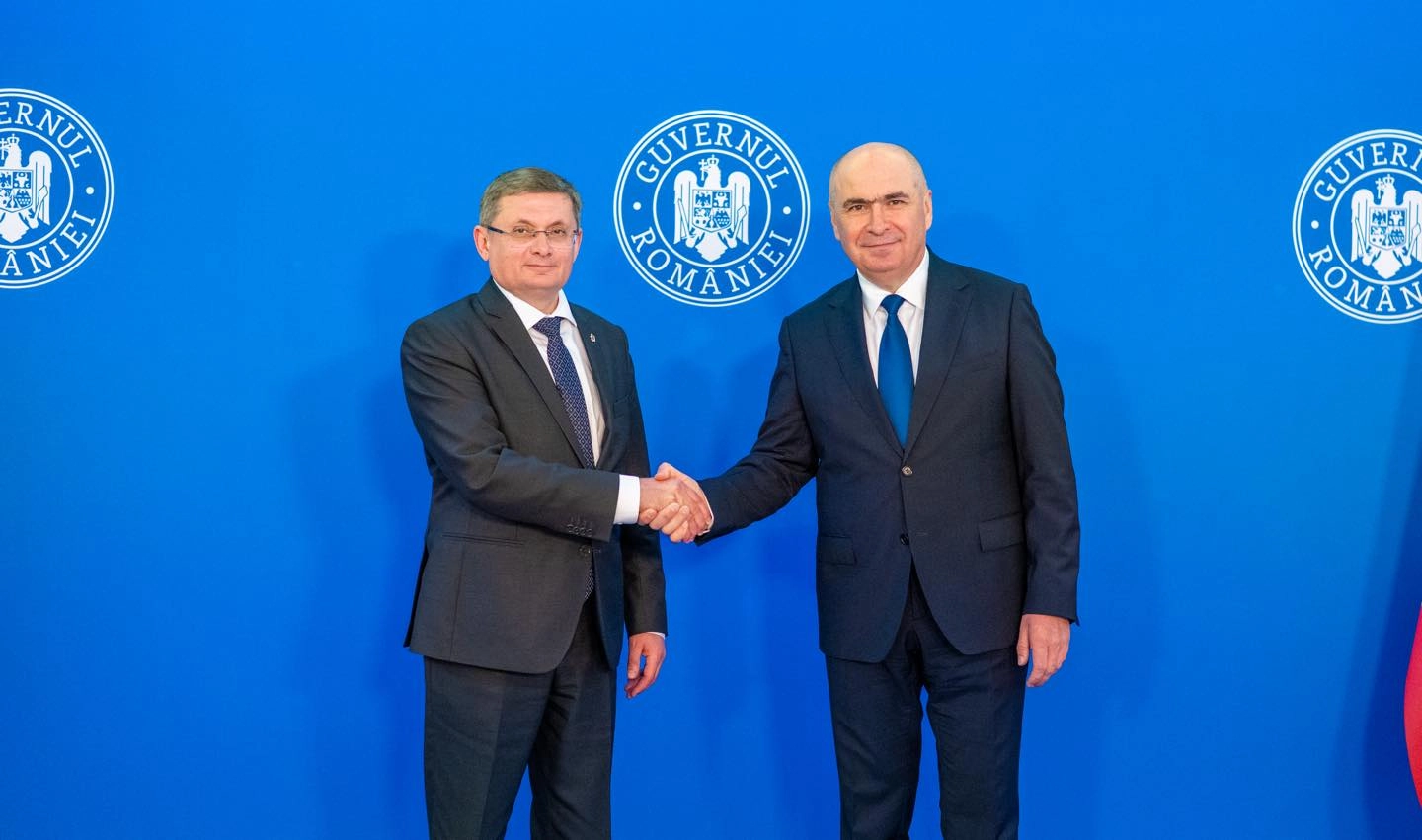 Sprijinul pentru procesul de aderare al Republicii Moldova la UE, reconfirmat la București: întrevedere dintre Igor Grosu și Ilie Bolojan