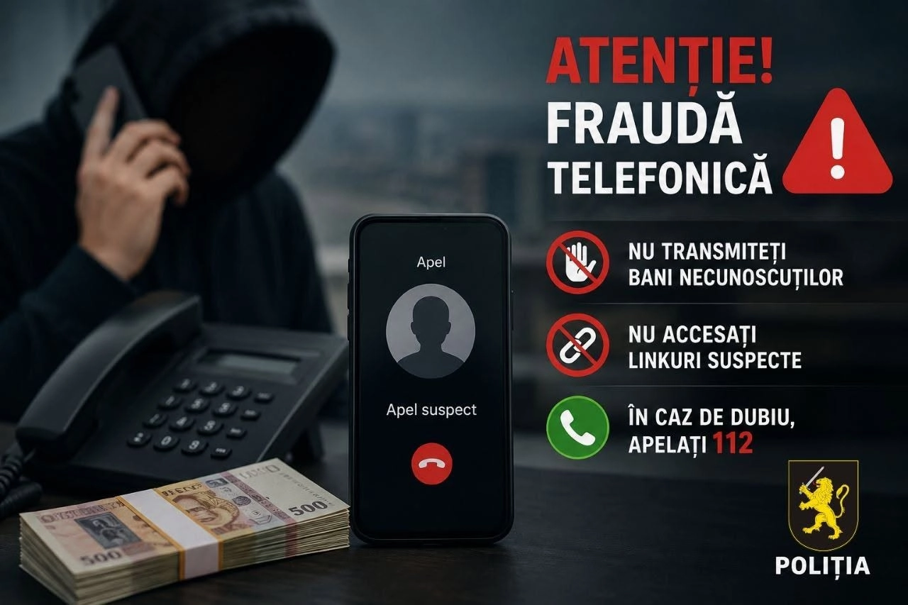 Noi cazuri de escrocherie telefonică. Victimele au fost prejudiciate cu peste 3 milioane de lei