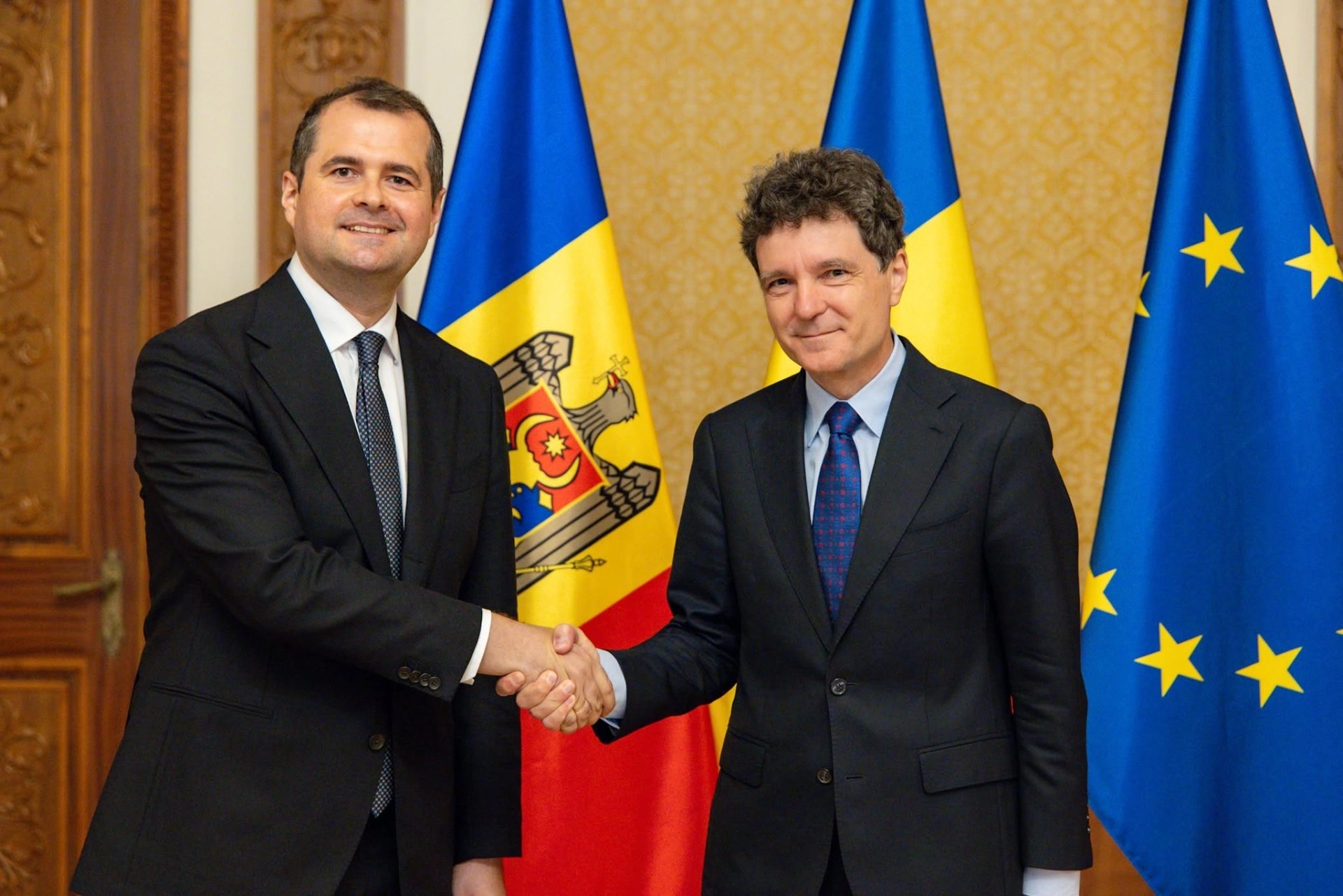Premierul Vasile Tofan, în discuții cu președintele României, Nicușor Dan: „Relația dintre Chișinău și București se bazează pe un parteneriat de încredere și o prietenie sinceră”