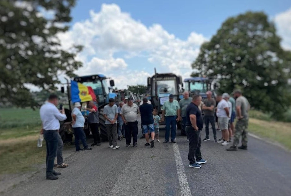 Postul vamal Cahul, blocat temporar în urma protestelor organizate de fermieri