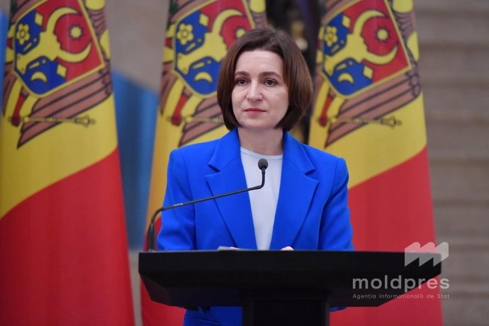 Maia Sandu: „La alegerile parlamentare, Kremlinul a folosit dezinformarea pentru a submina încrederea în votul liber și pentru ca, ulterior, să pună mâna pe putere în Moldova”
