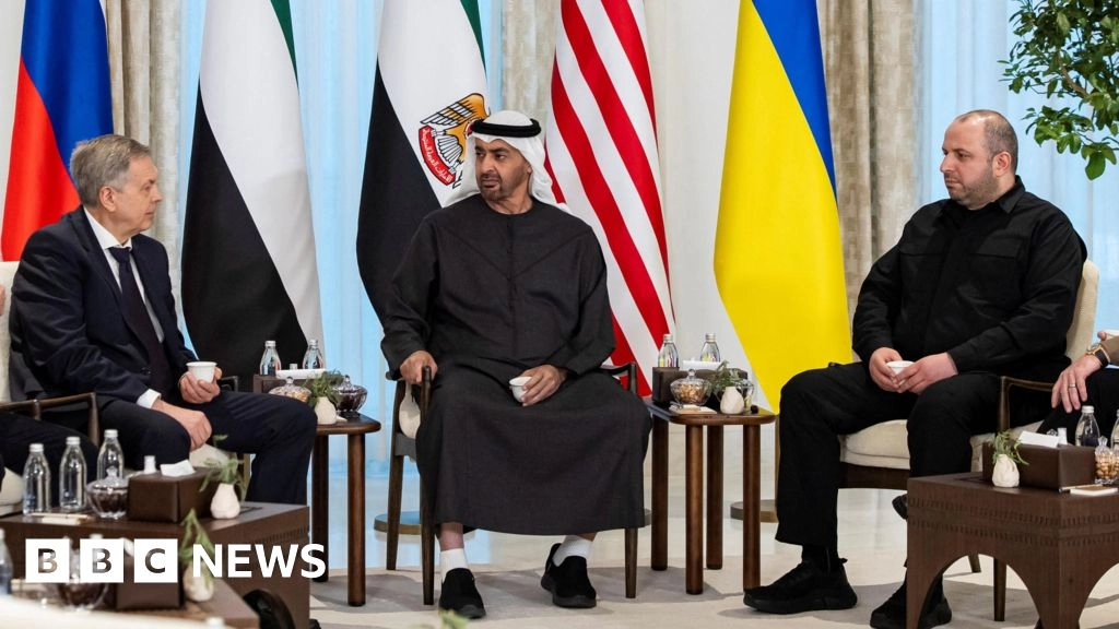 A doua rundă de discuții trilaterale între #Ucraina, Rusia și SUA a început la Abu Dhabi
