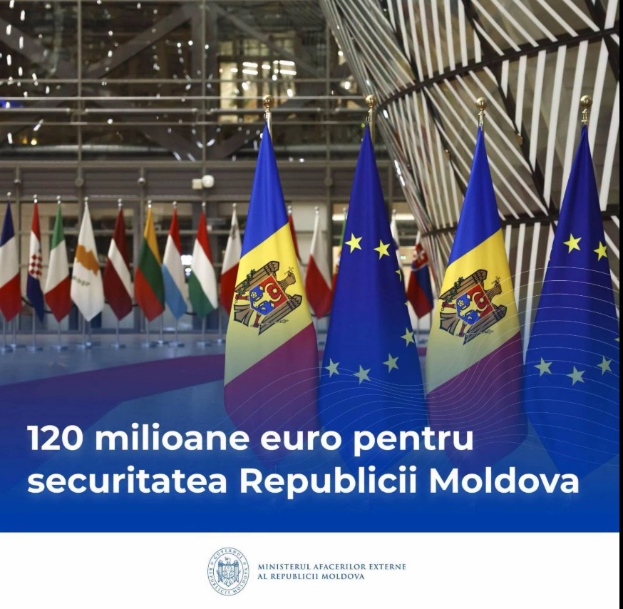 UE acordă Republicii Moldova încă 120 de milioane de euro pentru consolidarea apărării. Asistența pentru țara noastră prin EFP ajunge la 317 milioane de euro