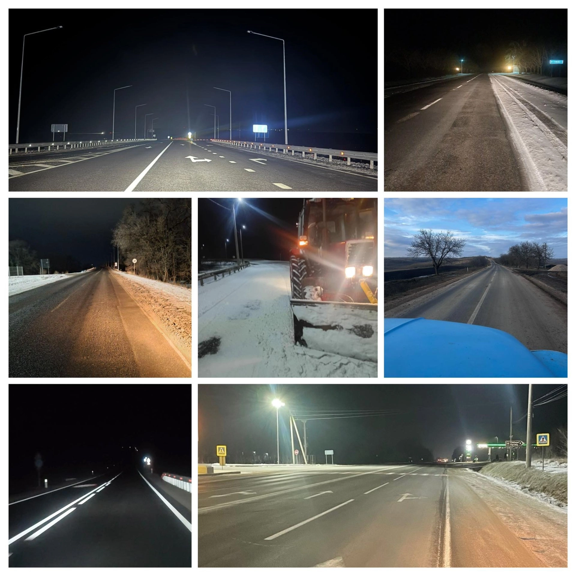 AND: Pe traseele naționale se circulă în condiții de iarnă