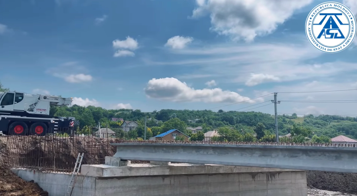 Reconstrucţia podului de la Buţeni, Hânceşti, finalizată până în toamna acestui an #MoldovaPoate